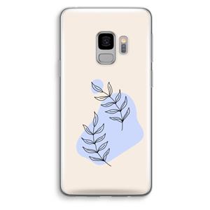 CaseCompany Leaf me if you can: Samsung Galaxy S9 Transparant Hoesje
