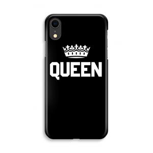 CaseCompany Queen zwart: iPhone XR Volledig Geprint Hoesje