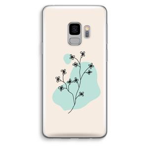 CaseCompany Love your petals: Samsung Galaxy S9 Transparant Hoesje