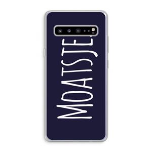 CaseCompany Moatsje!: Samsung Galaxy S10 5G Transparant Hoesje