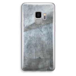 CaseCompany Grey Stone: Samsung Galaxy S9 Transparant Hoesje