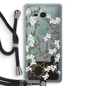 CaseCompany Blossoming spring: Sony Xperia XZ2 Compact Transparant Hoesje met koord