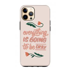 CaseCompany Optimistic flower girl: iPhone 12 Pro Max Tough Case