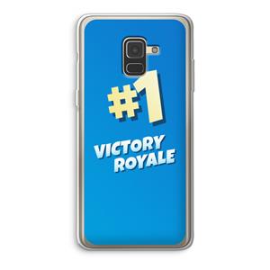 CaseCompany Victory Royale: Samsung Galaxy A8 (2018) Transparant Hoesje