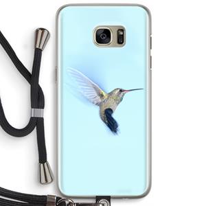 CaseCompany Kolibri: Samsung Galaxy S7 Edge Transparant Hoesje met koord