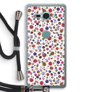 CaseCompany Planets Space: Sony Xperia XZ2 Compact Transparant Hoesje met koord