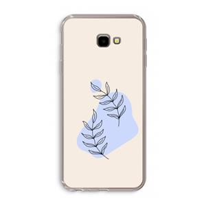 CaseCompany Leaf me if you can: Samsung Galaxy J4 Plus Transparant Hoesje