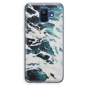 CaseCompany Golven: Samsung Galaxy A6 (2018) Transparant Hoesje