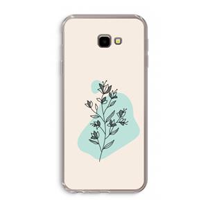 CaseCompany Violets are blue: Samsung Galaxy J4 Plus Transparant Hoesje