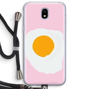 CaseCompany Sunny side up: Samsung Galaxy J5 (2017) Transparant Hoesje met koord