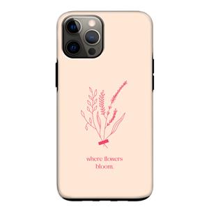 CaseCompany Where flowers bloom: iPhone 12 Tough Case