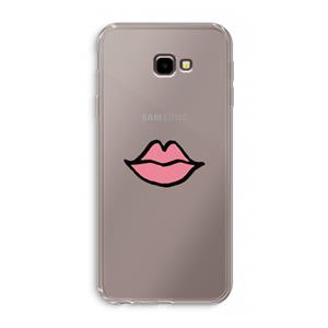CaseCompany Kusje: Samsung Galaxy J4 Plus Transparant Hoesje