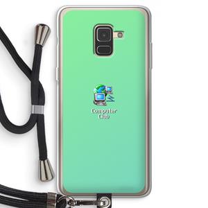 CaseCompany Win98: Samsung Galaxy A8 (2018) Transparant Hoesje met koord