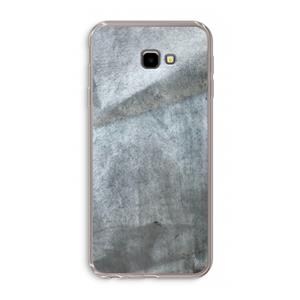 CaseCompany Grey Stone: Samsung Galaxy J4 Plus Transparant Hoesje