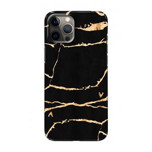 CaseCompany Gouden marmer: Volledig geprint iPhone 12 Hoesje