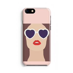 CaseCompany Red lips: Volledig geprint iPhone SE 2020 Hoesje