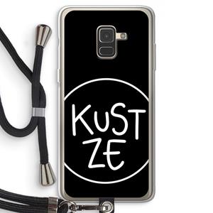 CaseCompany KUST ZE: Samsung Galaxy A8 (2018) Transparant Hoesje met koord