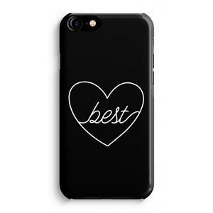 CaseCompany Best heart black: iPhone 8 Volledig Geprint Hoesje