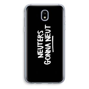 CaseCompany Neuters (zwart): Samsung Galaxy J5 (2017) Transparant Hoesje