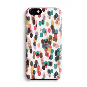 CaseCompany Tropical Dots: iPhone 8 Volledig Geprint Hoesje
