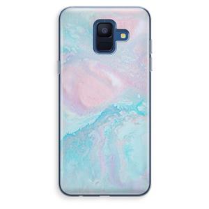 CaseCompany Fantasie pastel: Samsung Galaxy A6 (2018) Transparant Hoesje