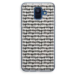 CaseCompany Crazy shapes: Samsung Galaxy A6 (2018) Transparant Hoesje
