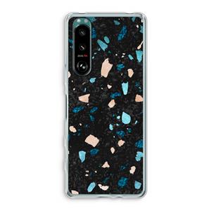 CaseCompany Terrazzo N°11: Sony Xperia 5 III Transparant Hoesje