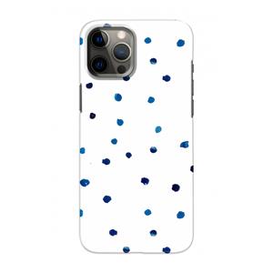 CaseCompany Blauwe stippen: Volledig geprint iPhone 12 Hoesje