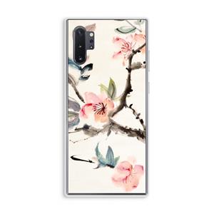 CaseCompany Japanse bloemen: Samsung Galaxy Note 10 Plus Transparant Hoesje