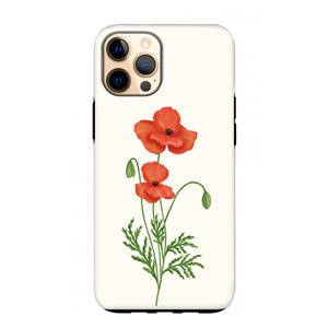 CaseCompany Red poppy: iPhone 12 Pro Max Tough Case