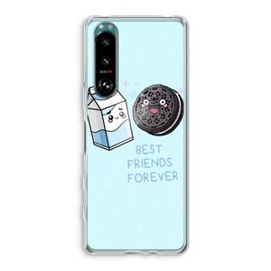 CaseCompany Best Friend Forever: Sony Xperia 5 III Transparant Hoesje