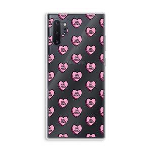CaseCompany GIRL POWER: Samsung Galaxy Note 10 Plus Transparant Hoesje