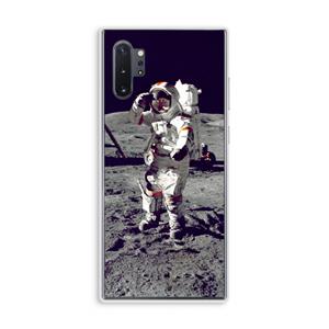 CaseCompany Spaceman: Samsung Galaxy Note 10 Plus Transparant Hoesje