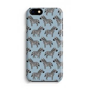 CaseCompany Zebra: iPhone 8 Volledig Geprint Hoesje