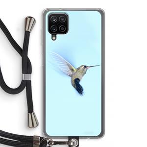 CaseCompany Kolibri: Samsung Galaxy A12 Transparant Hoesje met koord