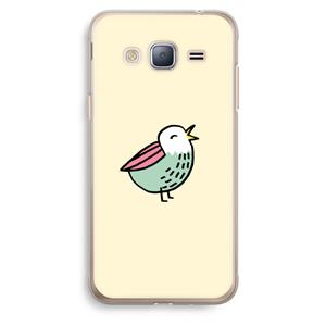 CaseCompany Birdy: Samsung Galaxy J3 (2016) Transparant Hoesje
