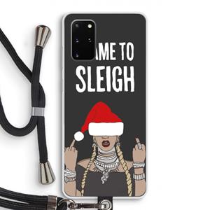 CaseCompany Came To Sleigh: Samsung Galaxy S20 Plus Transparant Hoesje met koord