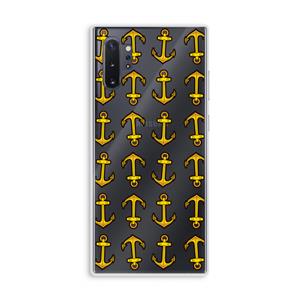 CaseCompany Musketon Anchor: Samsung Galaxy Note 10 Plus Transparant Hoesje