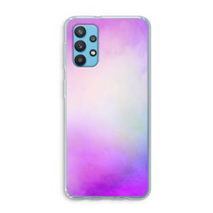 CaseCompany Clouds pastel: Samsung Galaxy A32 4G Transparant Hoesje