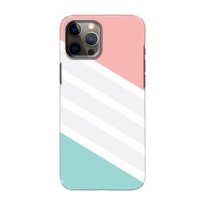 CaseCompany Strepen pastel: Volledig geprint iPhone 12 Hoesje