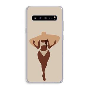 CaseCompany Let's get salty: Samsung Galaxy S10 5G Transparant Hoesje