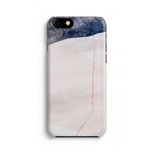 CaseCompany Stone White: Volledig geprint iPhone SE 2020 Hoesje