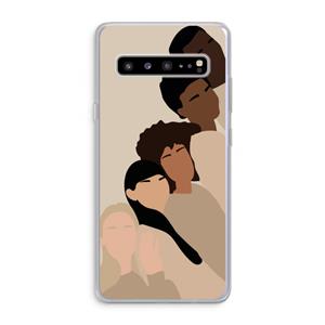 CaseCompany Sweet creatures: Samsung Galaxy S10 5G Transparant Hoesje