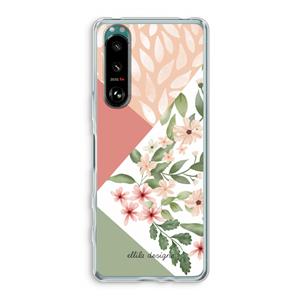 CaseCompany Sweet heaven geometrics: Sony Xperia 5 III Transparant Hoesje