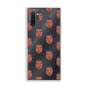 CaseCompany Kanye Call Me℃: Samsung Galaxy Note 10 Plus Transparant Hoesje
