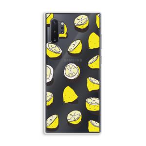CaseCompany When Life Gives You Lemons...: Samsung Galaxy Note 10 Plus Transparant Hoesje