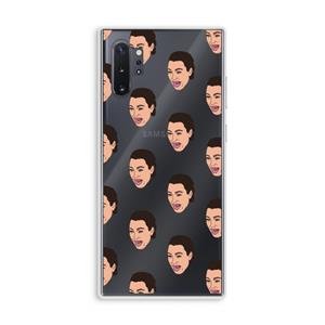 CaseCompany Ugly Cry Call: Samsung Galaxy Note 10 Plus Transparant Hoesje