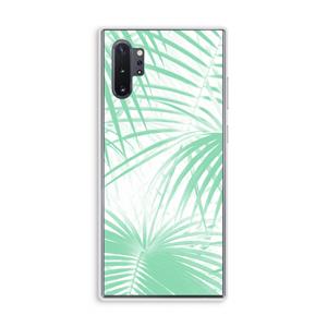 CaseCompany Palmbladeren: Samsung Galaxy Note 10 Plus Transparant Hoesje