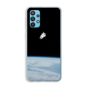 CaseCompany Alone in Space: Samsung Galaxy A32 4G Transparant Hoesje