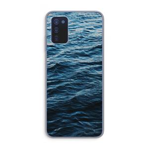 CaseCompany Oceaan: Samsung Galaxy A03s Transparant Hoesje